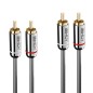 Lindy 0.5M Dual Phono Audio Cable,